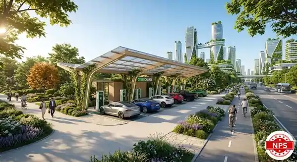 Eco Friendly Automobile Charging Station