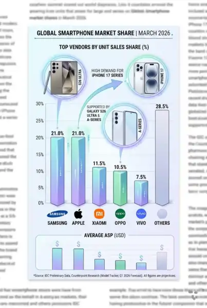 Global Smartphone Market Share 2026