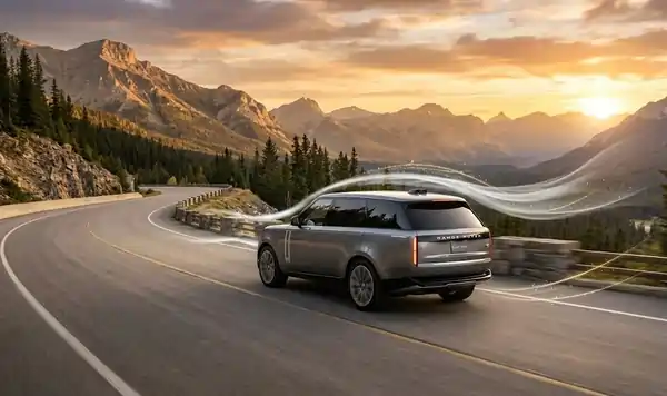 Image Keyword Luxury Hybrid SUV Highway Cruising
